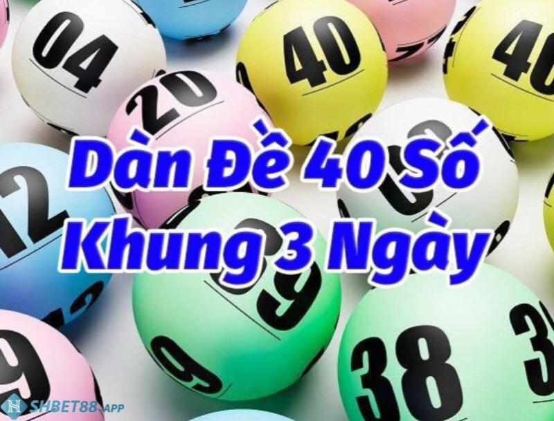 Nhược điểm khi chơi dàn đề 40 số